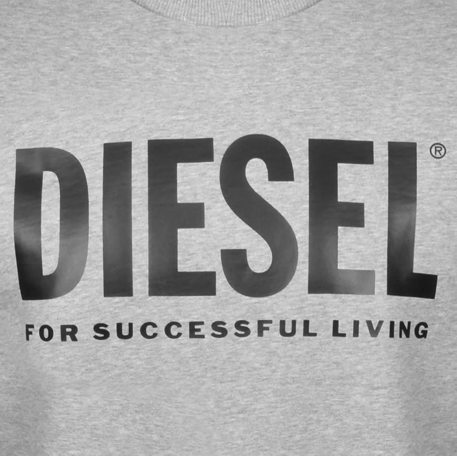 Alternative Image for ProductDiesel Division Sweatshirt Grey3